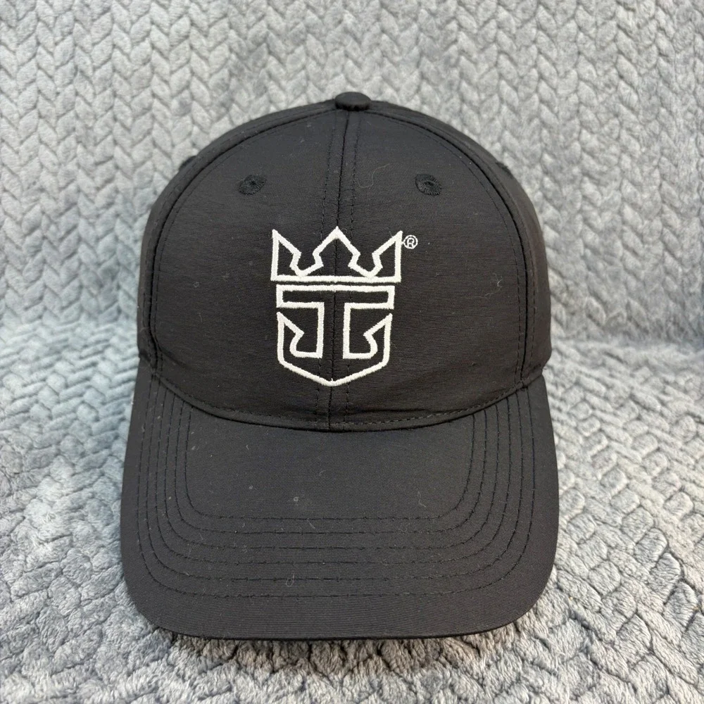 Royal Caribbean International Black Baseball Cap Adjustable Cruise Hat Logo
